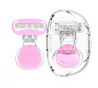 2024 New Women's Short Handle Razor with Five Blades, Can Remove Excess Body Hair From Arms, Legs, Underarms, Private Areas, Etc. Reusable, With Replaceable Razor Heads (A)