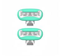 2024 New Women's Short Handle Razor with Five Blades, Can Remove Excess Body Hair From Arms, Legs, Underarms, Private Areas, Etc. Reusable, With Replaceable Razor Heads (I)