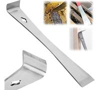 2024 Newest Stainless Steel Pry Bar Scraper Tool, Woodworker's Multi-Purpose Magic Stainless Steel Tools, Ultra Sharp Trim Puller Multipurpose Bar Tools for Woodworker (Silver)