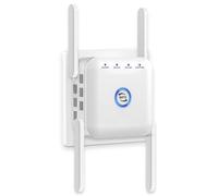 2024 Newest WiFi Booster 300Mbps,WiFi Repeater,WiFi Extender,4 Antennas Up.Plug-In WiFi Booster,ft and 45 Devices,Internet Booster - with Ethernet Port,Quick Setup,Home Wireless Signal Booster