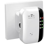 2024 Newest WiFi Booster, WiFi Extender, WiFi Repeater, Covers Up to 3650 Sq.ft and 45 Devices, Internet Booster - with Ethernet Port, Quick Setup, Home Wireless Signal Booster -White