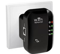 2024 Newest WiFi Extender, WiFi Booster, WiFi Repeater, Covers Up to 3000 Sq.ft and 45 Devices, Internet Booster - with Ethernet Port, Quick Setup, Home Wireless Signal Booster, Black