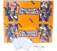 2024 Panini Contenders Football NFL Retail Box with 192 Trading Cards + 6 Toploaders + StreetCards Magnet!