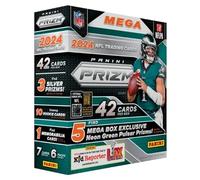 2024 Panini Prizm Football Trading Card Mega Box - 42 Football Cards per Box