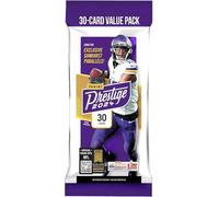 2024 Prestige Football NFL Jumbo Value Pack with 30 Trading Cards + 1 Toploader + STREETCARDS Magnet!