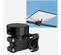 2024 Starlink Mini RV Ladder Mount Kit | Universal Aluminum Alloy Pole Mount for Ladder, Roof Rail, Mast | 360° Rotation & 160° Pitch Adjustment, 200LB Load, Fits 0.9-1.1 inch Diameter (Compatible wit