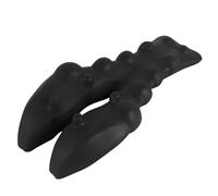 2024 Therapoint Trigger Point Massager Original Back Stretcher Neck Cushion for Neck and Shoulder Relaxation Upper Back Massage Point Silica Gel One Size (Black, One Size)