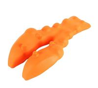 2024 Therapoint Trigger Point Massager Original Back Stretcher Neck Cushion for Neck and Shoulder Relaxation Upper Back Massage Point Silica Gel One Size (Orange, One Size)