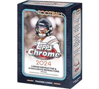 2024 Topps Chrome Football Cards Factory Sealed Value Box