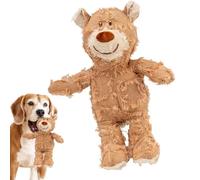2024 Upgraded Indestructible Dog Toys to Keep Them Busy,Indestructible Robust Bear Dog Toys, Dog Bear Toy for Strong & Aggressive Chewers,Plush Dog Toy for Heavy Chewers (brown)