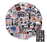 2024 US Election Stickers - Presidential 2024 Stickers US | 50pcs Funny Trumps Biden Election Decals, 2024 Presidential US Election Stickers, Waterproof PVC Stickers for Walls, Trucks