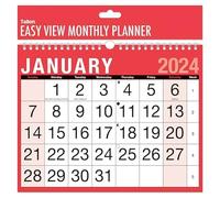 2024 WALL CALENDAR HOME OFFICE, EASY/LARGE/SLIM/MEMO/ 3 MONTH TO VIEW (Easy View Planner MTV In Hanging)