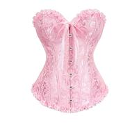 2024 Womens Basque - Sexy Lace Up Corset Overbust Sweetheart Lace Up Plastic Corset Lingerie Bodyshaper Underbust Corset Top Sexy Halloween Costume