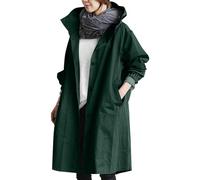 2024 Women's Lightweight Waterproof Jacket Solid Color Long Sleeve Windbreaker Outwear Womens Elegant Windbreaker Wild Women's Coat Trench Coat Ladies Jacket Ladies Raincoats With Hoods Rain Jackets