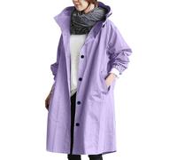 2024 Women's Lightweight Waterproof Jacket Solid Color Long Sleeve Windbreaker Outwear Womens Elegant Windbreaker Wild Women's Coat Trench Coat Ladies Jacket Ladies Raincoats With Hoods Rain Jackets