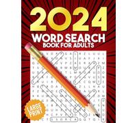 2024 Word Search Book for Adults: Fun and Relaxing Word Search Puzzle Book for Adults and Seniors | 100 Challenging Word Find Puzzles (Wordsearch Books for Adults)