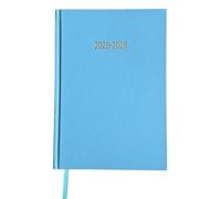 2025-2026 A5 Academic Diary Premium Week To View Diary Hardback Cover & Ribbon Marker, Mid Year Planner, Organizer for Student Teacher Hardback Case Bound (Sky Blue)