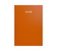 2025-2026 Academic Diary A4 Size Week to View Mid Year Appointment Planner Student Teacher School College Diary (Orange)