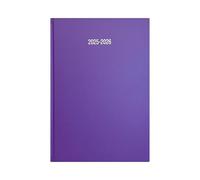 2025-2026 Academic Diary A5 Day a Page Appointment Mid Year Organiser Student Teacher Planner (Purple)