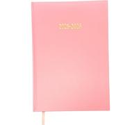 2025-2026 Academic Hardback A5 Day to Page Diary Appointment School teacher, Planner Year Organizer Lined Dairies Ribbon Marker (Pink)