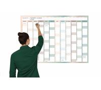 2025 2026 Academic Year Wall Planner A1 Mid Year Calendar Annual Study Chart Large Yearly Planner Aug to Aug Full Academic Year Planning Organizer School Office Work Poster 59.4x84.1cm (1, A1-2027)