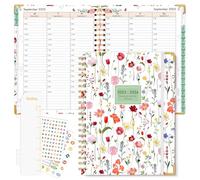 2025-2026 Appointment Book, Hardcover Planner 15 Months Weekly and Monthly (October 2025 - December 2026), 8.5"x11" Daily Hourly Planner 60-Minute time Slots, Spiral Calendar Schedule Book for Work