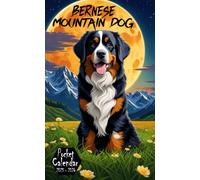 2025-2026 Bernese Mountain Dog Pocket Calendar: 2 Years Small Monthly Planner For Purse