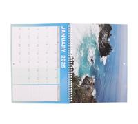 2025-2026 Bird Wall Calendar, Spiral Bound Paper Planner for Home | Tear-off Pages, Daily Blocks and To-Do Spaces, Highlighted Holidays, White Hanging Rope for Classroom Use