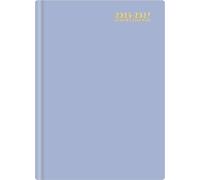 2025-2026 Bright Academic Hardback A5 Day to Page Diary Mid Year School teacher, Planner Year Organizer Lined Dairies (Sky Blue)