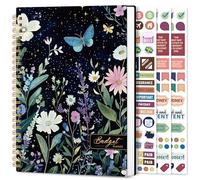 2025-2026 Budget Planner - Monthly Finance Planner with Expense Tracker Notebook, Undated Bill Organizer to Manage Your Finances, Account Book with Colorful Pattern-Celestial Garden