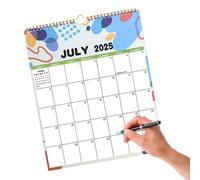 2025-2026 Calendar - 18 Month Calendar for Home - July 2025 to December 2026, Double Ring Binding, Large Squares Family Organization Office Home Sport Planning