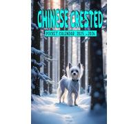 2025-2026 Chinese Crested Pocket Calendar: 2 Years Small Monthly Planner For Purse