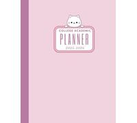 2025-2026 College Academic Planner: Class Schedule, Weekly Semester Planner, Meeting Notes, Assignment Tracker & Full Academic Year Calendar - Perfect ... cat notebook, cool design, minimalist, modern