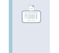 2025-2026 College Academic Planner: Cute Cat Themed Weekly & Monthly Student Organizer | 8.5x11 Light Blue College Ruled Notebook for School, ... Cat Lovers, Teen Girls, and College Students