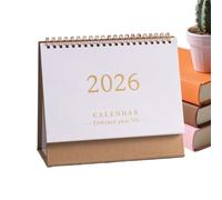 2025-2026 Desk Calendar, July 2025 to December 2026 Weekly Table 12 Months - Organizer for Daily Timetables, Birthdays, Parties, Office, School, Bedroom, Coffee Shop