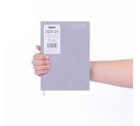 2025 2026 Diary 18 Month Week to View A5 Academic Planner Mid Year Hardback Journal for School Student Teacher Business Appointments (Grey)