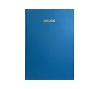 2025-2026 Diary Academic Year A5 Week to View Hardback Casebound Mid Year Student Teacher Appointment Planner Diary (Turquoise)
