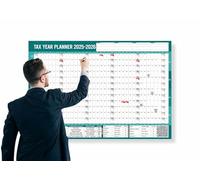 2025 2026 Financial Year Fiscal Year Tax Year Wall Planner A1 Size April 2025 to March 2026 Wall Chart Full Year to View Calendar Home Office Work School