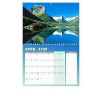 2025-2026 Home Calendar, 18-Month Calendar from January 2025 to June 2026, Beautiful and Artistic Wall Decoration Calendar, Track Your Home and Office Plan, Functional and Decorative Up to