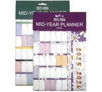 2025 2026 Large A1 Academic Mid Year Wall Planner, 2024 2025 Academic Calendar (Random Colour 3921)