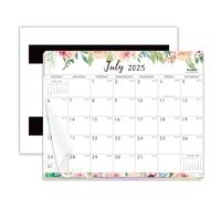 2025-2026 Magnetic Calendar - Magnetic Calendar for Fridge 2025-2026 from Jul. 2025 - Dec. 2026, Magnetic Monthly Calendar, 8" × 10", Tear-off Pad, Blocks with Julian Dates, Magnetic Fridge Calendar