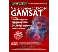 2025-2026 Masters Series GAMSAT Biology Preparation by Gold Standard GAMSAT