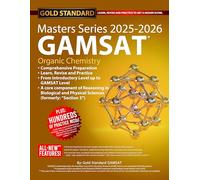 2025-2026 Masters Series GAMSAT Organic Chemistry Preparation by Gold Standard GAMSAT