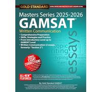 2025-2026 Masters Series GAMSAT Section 2 Preparation by Gold Standard GAMSAT
