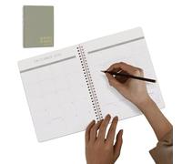 2025-2026 Monthly Planner, 2025-2026 Calendar Planner,Monthly Planner and Aesthetic Notebook - Concise Smooth Schedule Organizer Journal for Homeschooling, Tare Checklist
