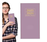 2025-2026 Planner, Academic Planner 2025-2026, Student Planning Journal, Portable Schedule Organiser Journal for School College, 24-Month Academic Notebook