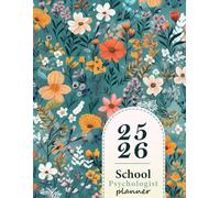 2025-2026 School Psychologist Planner: A Simple Planning School Psych to Keep Track of All Your Related Documents in one place