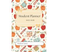 2025-2026 Student Planner | August 2025-June 2026 Academic Planner for Students | Dated Monthly & Weekly Homework Organizer- 6x9