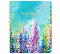 2025-2026 Teacher Planner - Teacher Lesson Planner 2025-2026, July 2025 - June 2026, 9" x 11", Twin-Wire Binding for Teachers - Oil Painting