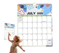 2025-2026 Wall Calendar | 18-Month Calendar for Home,Twin-Wire Binding, Jul 2025 - Dec 2026, Planner for Wall Workout Planning Workplace Family Scheduling Home Gym